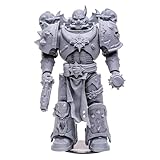 McFarlane Toys, Warhammer 40000 Chaos Space Marine Action Figure with 22 Moving Parts, Unpainted Collectible Warhammer Figure with collectors stand base, Customise Your Figure – Ages 12+