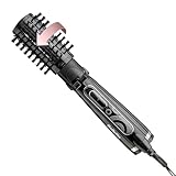 BaByliss Big Hair Rotating Hair Dryer Brush - Dry and Style in One Step, 2 Speeds & Alternating Directions, Ionic Frizz-Control, 50mm Barrel, Black, 2885U