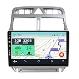 YUNTX Android 14 Car Stereo Fit for Peugeot 307 SW CC (2002-2013)-[Built-in CarPlay/Android auto/GPS]- Camera-IPS 2.5D 9”Touchscreen-DAB/MirrorLink/Bluetooth 5.0/Steering Wheel Control/WiFi/USB/4G