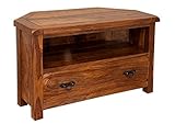IFD Vellar Indian Sheesham Corner TV Cabinet