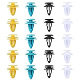 60Pcs Car Panel Clips, Universal Trim Fastener Plastic Retainers, 4 Sizes (8mm-10mm), Compatible with Interior Doors, Boot Linings & Trim Panels, Fits Most Vehicles, for Car Repair