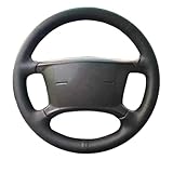 Car Wheel cover For BMW E36 E46 E39 E83 E53 Breathable Microfiber Leather Interior Accessories DIY Steering Wheel Cover Auto Steering Wheel Protector(Orange Thread)