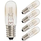 15W E14 Scentsy Mini Wax Warmer Light Bulb 230V, Small Edison Screw Scentsy Light Bulbs Warm White 2700K Dimmable, Salt Lamp Bulbs, Pygmy Bulb for Scentsy Plugin Mini Warmers (5-Pack).