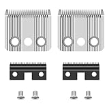 BESTBOMG Set of 2 Star Blade Replacement Blades for Dog Trimmer Compatible with Moser Rex 1230 Stainless Steel 3mm