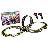 Micro Scalextric Car Race Track Sets for Kids Age 4+ - Law Enforcer Racing Construction Set, Mains Powered Electric Car Track, Slot Cars Kids' Play Vehicles - Mini Racing Toys for Boys