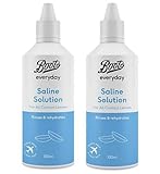 Boots Everyday - Saline Solution | for All Contact Lenses | Rinses & Rehydrates | 100ml [Twin Pack] [Packaging May Vary] [Travel Size]