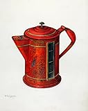 Toleware Coffee Pot Poster - 21x30 cm