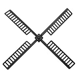 MAGICLULU Outdoor Garden Windmill Accessories Plastic Replacement Blades Waterproof Patio Parts for Solar Windmill