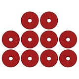 SG Store 10PCS Spool Pin Red Felt Pads Crafts Compatible with Singer 222K 201K 221K 99K 66K 28K 128K Sewing Machines 25mm O.D. 4mm I.D.