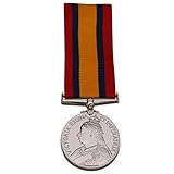 Trikoty Queens South Africa Medal Boer War Full Size With Ribbon Infantry Army Reproduction
