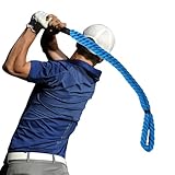 Golf Rope Swing Trainer Golf Swing Training Aid- Improve Swing Speed, Fine Adjust Strength, Golf Swing Rope Trainer for All Levels