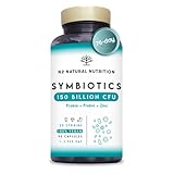 Probiotics 150 Billion CFU – 20 Multi Strains with Prebiotic, Inulin & Zinc – High Strength Vegan Supplement – Gastro Resistant Capsules – 76 Day Supply – N2 Natural Nutrition
