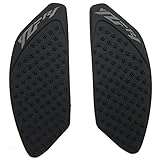 Konerstone Anti slip Gas Fuel Tank Pads Protector Stickers Knee Grips Traction Side Pads for Yamaha YZF R1 2009-2014 Motorcycle Accessories YZF-R1 Black 2010 2011 2012 2013