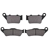 For HUSQVARNA TE 410 E 2000, TE 610 IE TE410 E TE610IE Motorcycle Front Rear Brake Pads Organic Disc