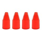 smTSRC Plastics Axle Boot 4PCS Kit For Drive Shafts Suitable 1/5 HPI Rovan Km Mcd Redcat Rcmk BAJA 5b Truck Rc Car Parts (Red)