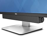 Dell AC511M 2.0 Channel 2.5W Soundbar Speaker Black - Soundbar (2.0 Channel, 2.5W, 2.5W, Wire, 406mm, 49mm)