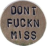 Clockjuan Adult Humor Novelty Golf Ball Markers Funny Golf Ball Marker for Men with Funny Words Unique Golf Gag Gifts for Men or Women Golfers Accessories (Brown)