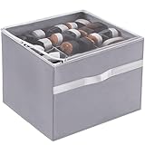 Aqash Shoe Storage Organiser, Adjustable Compartment Clear Lid Cabinet Box, Dustproof Space Saver Easily Assemble Shoe Racks Storage with Handle (12 Grid)