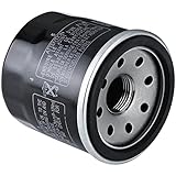 QUICKWOLF 16097-0008 Oil Filter Compatible for Kawasaki Ninja 300 400 500 650 1000 Prairie 300 360 400 Bayou 400 Vulcan 2000 1700 1600 1500 900 800 750 650 500 ZX-10R ZX-7 ZX-6 ZX-14R…
