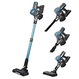 Panana Upright 6 in1 Handstick Cordless Vacuum Cleaner Hoover 220W Rechargeable Lithium 2000 mAh Battery Lightweight 2 Speed for Floor/Carpet/Pet Hair