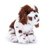 Zappi Co Palm Pups Springer Spaniel Plush Dog Toy (15cm) - Springie Pup - Soft, Cuddly, 100% Recycled - Energetic Playmate