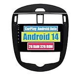 RoverOne Car Stereo Radio for Nissan Pulsar 2013 2014 2015 2016 2017 2018 with CarPlay Android Auto Multimedia Player GPS Navigation Touch Screen Bluetooth WiFi