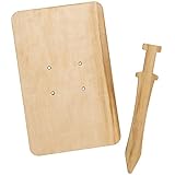 Baker Ross AT735 Roman Centurion Wooden Swords & Shields, for Kids Arts and Crafts Projects (Pack of 2 Sets), Assorted