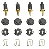 GVSS 4 Pieces Bonnet Bolt Caps 2.0 HDI Compatible with Citroen Engine Cover Fixings Engine Cover 206 HDI Compatible with Peugeot 206 306 307 406 607 806