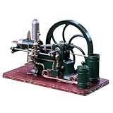 ToyGhillied RETROL Steam Engine That Runs, 16cc 4 Stroke Engine Model for Adults, Stationary Engines Models with Water-Cooled Pump, Vintage Decor Cool Science Gadgets Engineering Gift