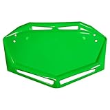 cyclingcolors BMX Plate Bracket Number Fork Head Bike Trial Aero Design Plastic Competition MTB Motocross MX Motorcycle Quad Kart Cross Karting Enduro (Green)