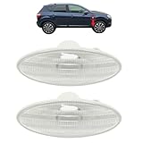 BIAREN 2x Side Marker Indicator Repeater Light Lamp Lens For Nissan Qashqai Juke Micra X-Trail Note NV200 2616089900 261608990A