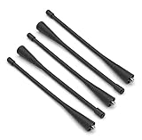 SUNDELY® Whip Antenna Aerial Replacement for Motorola Radio CP040 DP1400 GP300 GP320 GP328 GP340 GP344 GP380 GP388 GP680 HT1250LS PRO5150 Walkie Talkie UHF 400-470MHz 6.6 Inch / 16.9cm (5 pieces)