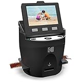Kodak RODFS35 Digital Film Scanner - Converts 35mm, 126, 110, Super 8 & 8mm Slides & Negatives to JPEG - Includes 3.5-inch LCD & EasyLoad Inserts (Black)