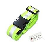 Salzmann Multi-Purpose Reflective Running Belt - Adjustable High-Visibility Strap - Made with 3M Scotchlite