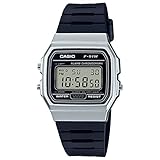 Casio Men Digital Quartz Watch with Resin Strap F-91WM-7ADF
