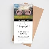 Personalised Football Match Ticket by Cheeky Pooch