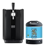 PerfectDraft Black Philips Machine Home Beer Cooler & Dispenser System HD HD3761/60 and Lowenbrau Keg