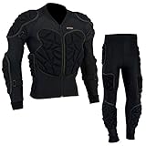 Speed MaxX BODY ARMOUR CE MOTORBIKE/MOTORCYCLE/MOTOCROSS SKIING SKATING SNOW BOARD IMPACT PADDED SPINE GUARD PROTECTIVE SUIT (L)