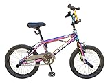 XN Beast Neo-Chrome 18" Kids Freestyle BMX Bike, Single Speed - Jet Fuel Oil Slick Finish