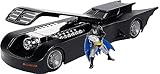 Jada DC Comics Batman Animated Series Batmobile Die-Cast Car, 1: 24 Scalevehicle, 2.75 Collectible Figurine