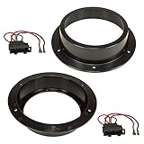 Sound-way - Spacer rings adapters kit for 165mm speakers compatible for Volkswagen skoda seat - KC13