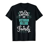 Cute Victorian Bulldog Shirt Family Dog Gift for Women Men T-Shirt