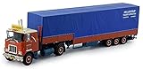 Tekno TEK71200-MACK F700 4x2 and Tarpaulin Trailer for Transports Martin Hellestrup - Scale: 1:50