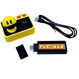 PAC-MAN Plug & Play Arcade Game Console with Wireless Controller & TV Stick | Classic Retro PAC-MAN Game for TV, Family Gaming, Nostalgia Gift.