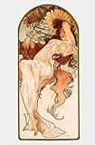 Alphonse Mucha The Seasons - Summer - Softcover Journal 5.25" x 8.25" Writing Notebook with 120 Color Journal Pages: Multi-Use Journal for Travel, ... Notebook for Students, Writers, and Artists