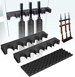 BOOSTEADY 2 Pack Gun Rack for Gun Storage, Gun Safe Accessory for Rifles and Shotguns, Gun Holder in Gun Cabinet, Shotgun Rifle Rest, Foam Material with Magnetic Strip, Gifts for Hunters