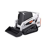 Bauer Spielwaren Tech R/C Bobcat T590: Remote Controlled Bobcat with Moving Shovel, Gamer Remote Control, from 5 Years, 19 cm, Black/White (582183)
