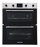 Russell Hobbs 72cm High, 60cm Wide, Stainless Steel, 92L, Built Under, Electric Fan Double Oven, RH72DEO1002SS - Free 2 Year Guarantee