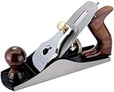 Draper Expert 250mm Smoothing Beech Wood Plane | 50mm Blade Hand Tools | High Carbon Steel Manual Tool | Wooden Handle and Knob | 45241