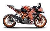 ARider Decor for KTM RC 125/390 (2017-2020) | Sticker and Graphic Kit (Orange)